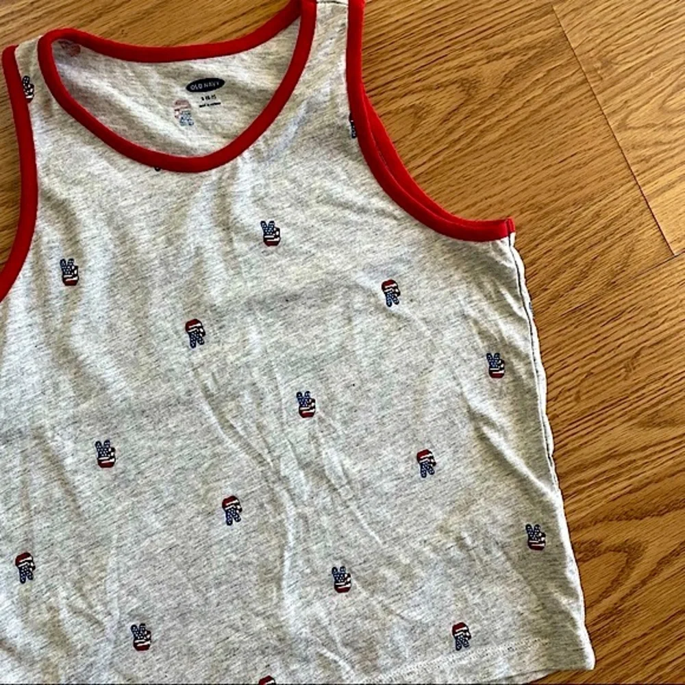 🟢3/$15 🆕 OLD NAVY 🇺🇸 ✌🏻 Patriotic Tank